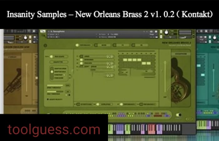 Insanity Samples – New Orleans Brass 2 v1. 0.2 ( Kontakt).